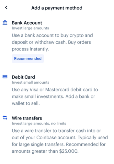 How to Deposit in Coinbase