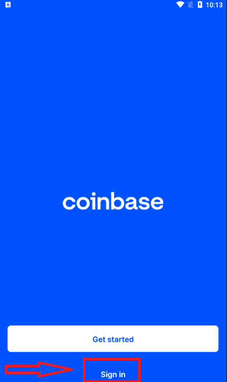Coinbase में लॉग इन और अकाउंट कैसे वेरीफाई करें