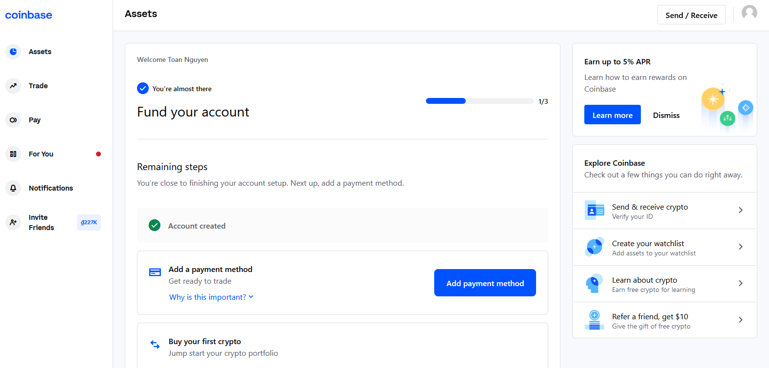 How to Register and Login Account in Coinbase