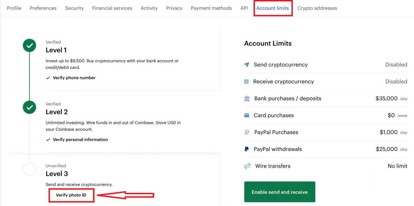 How to Verify Account in Coinbase